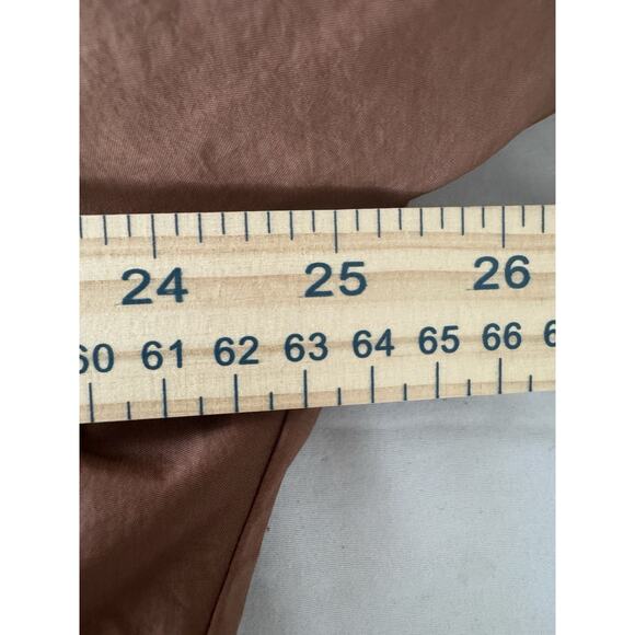 Victoria’s Secret Parachute Jacket Womens XL Slouchy Cropped Brown Bronze - Picture 15 of 16